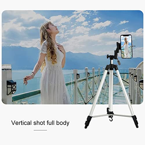 1.33m Adjustable Height Tripod with 3-Section Aluminium Alloy Tripod Mount and U-Shaped Tripod Head