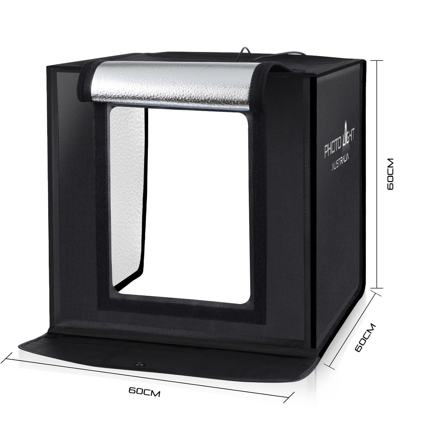 60cm Photo Light Box for Product Photography + 12 Colour Backdrops