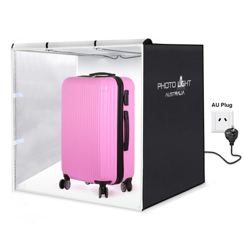 80cm Photo Light Box for Product Photography + 3 Colour Backdrops ...