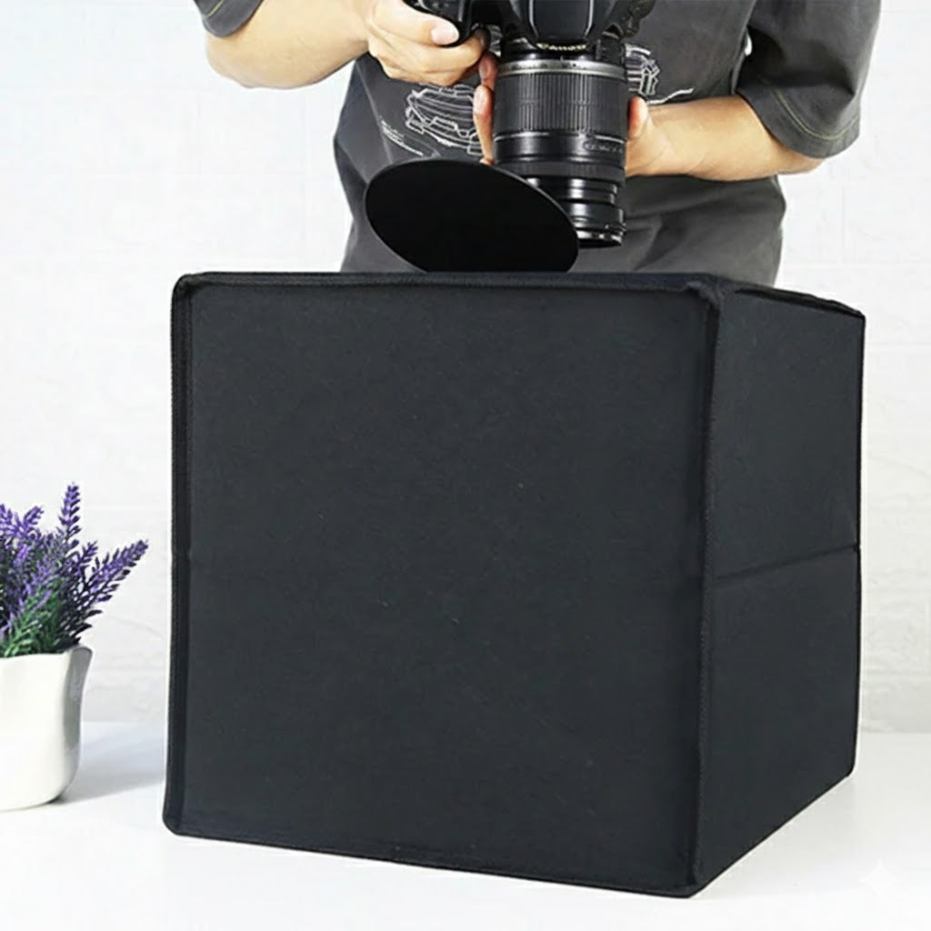 40cm Unbranded Light Box for Product Photography + 12 Colour Backdrops