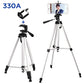 1.33m Adjustable Height Tripod with 3-Section Aluminium Alloy Tripod Mount and U-Shaped Tripod Head