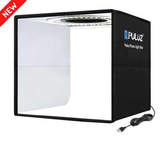 25cm USB Portable Lightbox Photography Studio + 12 Colour Backdrops